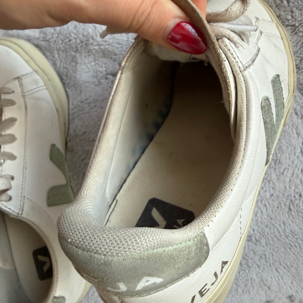Veja Campo Leather White Matcha - Picture 8 of 10